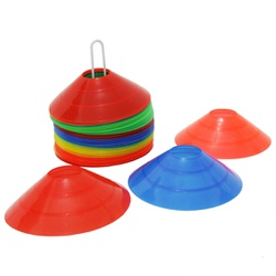 Kit 50 Pratos Funcionais Sport Cone